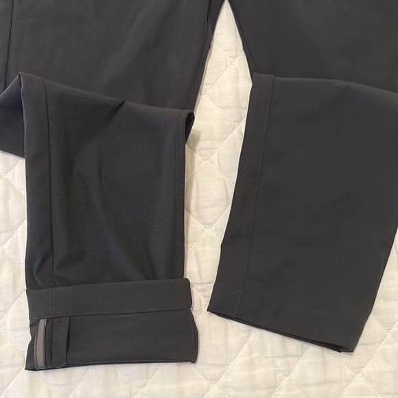 NWOT Lululemon Black Commission Slim-Fit Pant 39" Length Warpstreme, Size 30 - Picture 8 of 14